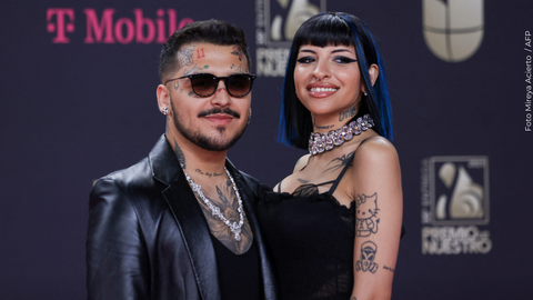 Christian Nodal y Cazzu