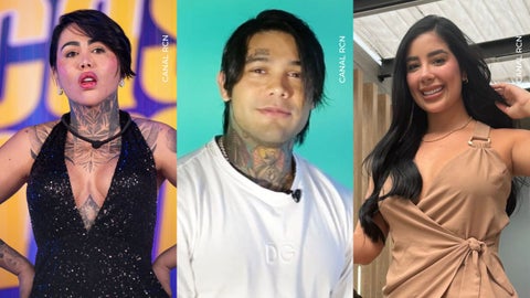 Yina Calderón, Yeferson Cossio y Mariana Zapata