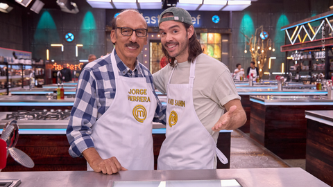 Jorge Herrera en el reto de eliminación de MasterChef