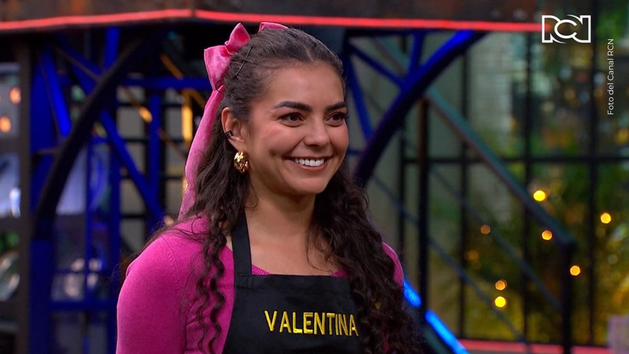 Valentina Taguado en el reto de eliminación de MasterChef