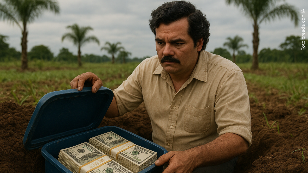 Agricultor encontró bajo tierra una enorme fortuna que las autoridades atribuyen a Pablo Escobar