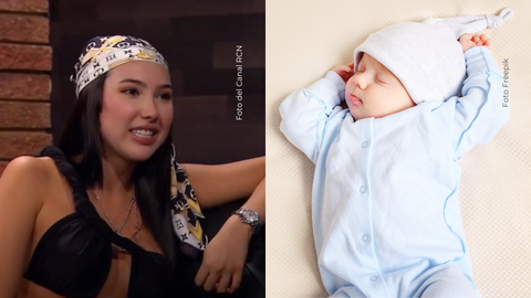 Aida Victoria Merlano, bebé