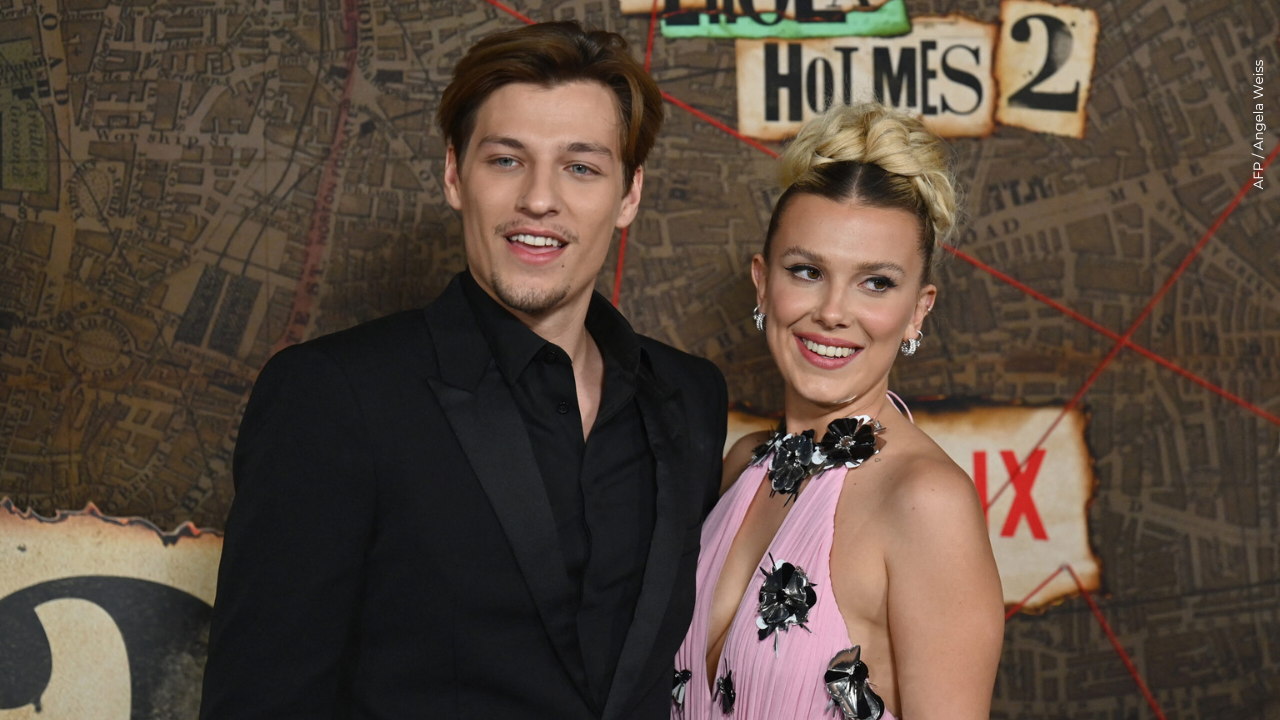 Millie Boby Brown y Jake Bongiovi