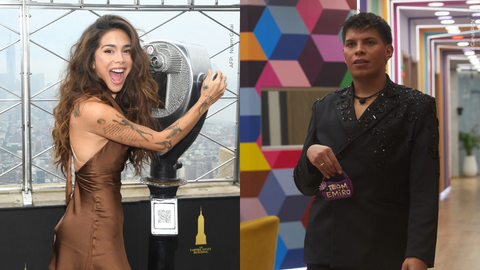 Emiro Navarro y Greeicy Rendón