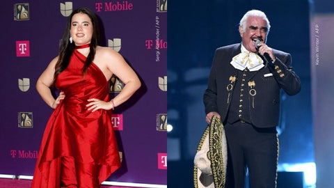 Camila Fernández le pidió señal a Vicente Fernández