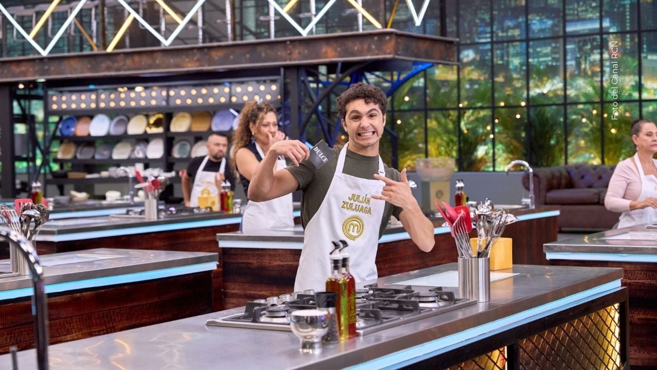 Julián Zuluaga en desafío de MasterChef Celebrity Julián Zuluaga en desafío de MasterChef Celebrity