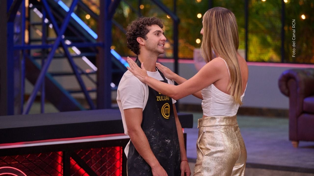 Julián Zuluaga junto a Claudia Bahamón en MasterChef Celebrity Julián Zuluaga junto a Claudia Bahamón en MasterChef Celebrity