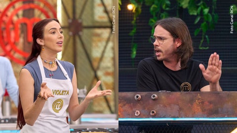 Violeta Bergonzi y David Sanín discutieron