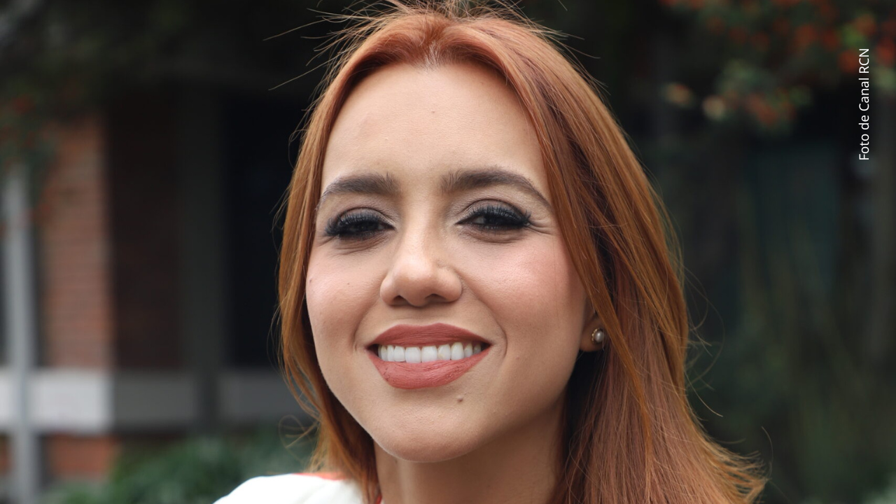 Tatiana Franko durante entrevista en el Canal RCN.