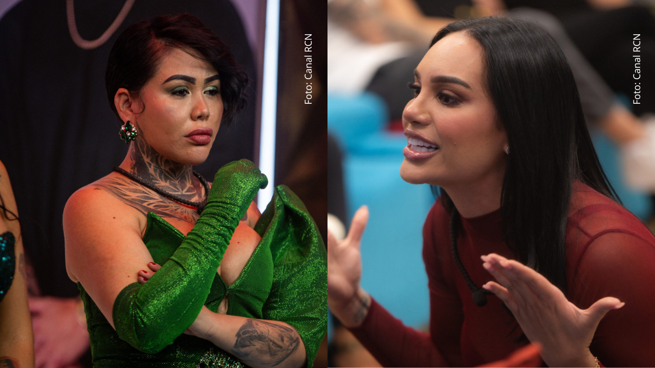 Yina Calderón arremetió contra Andrea Valdiri Yina Calderón y Andrea Valdiri en La casa de los famosos Colombia 2025.