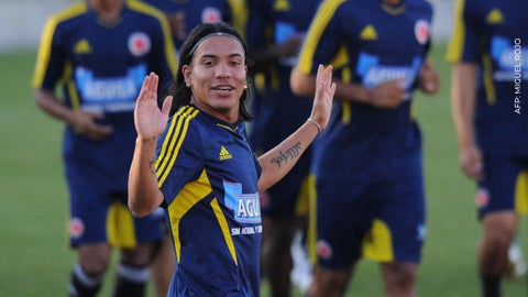 Dayro Moreno llegó a la concentración de Colombia