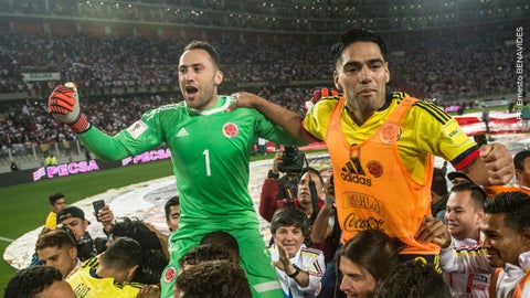 Radamel Falcao felicitó a David Ospina de cumpleaños