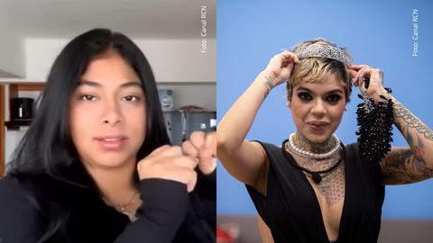 Karola durante entrevista en Buen día Colombia - Melissa Gate en La casa de los famosos Colombia 2025.