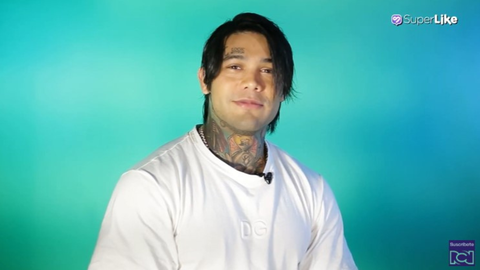 Yeferson Cossio durante una entrevista para SuperLike.
