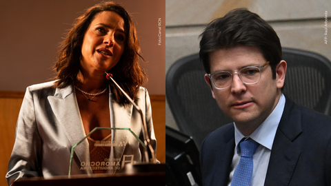 Paola Turbay y Miguel Uribe
