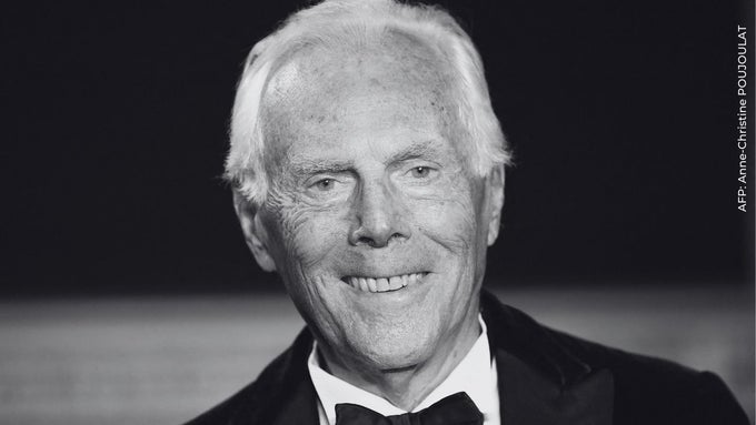 Fallece Giorgio Armani Giorgio Armani fallece