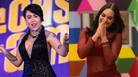 Yina Calderón y Andrea Valdiri