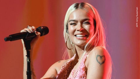 Karol G previo a su show en Brasil