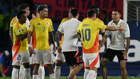 Selección Colombia contra Bolivia