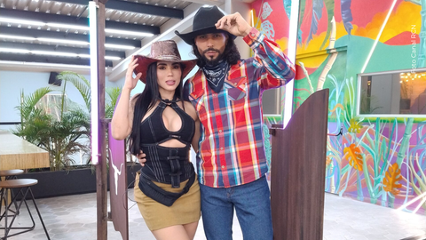 Karina García, Marlon Solórzano