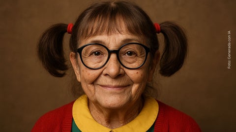 María Antonieta de las Nievas en su personaje de La Chilindrina