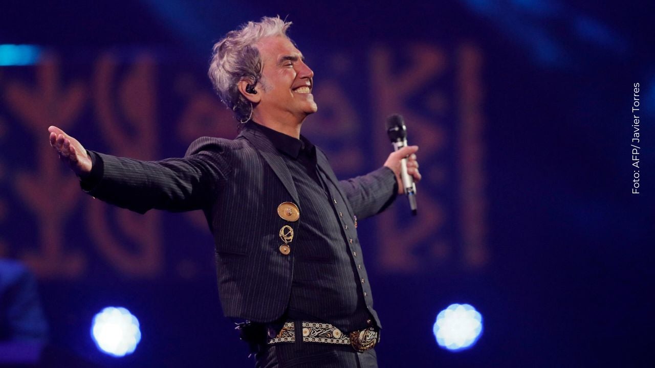 Alejandro Fernández en el concierto del 62º Festival Internacional de la Canción de Viña del Mar