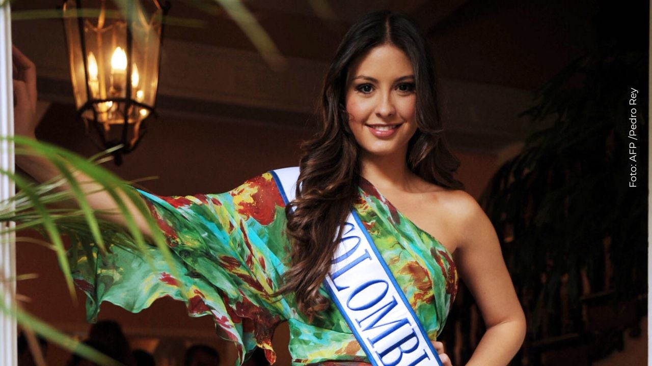 Taliana Vargas como Señorita Colombia en Caracas