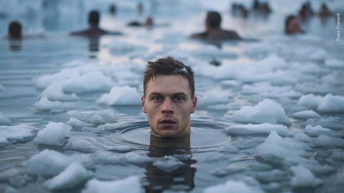 La inmersión en hielo