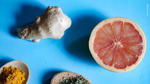 Shot de jengibre y toronja: receta fácil