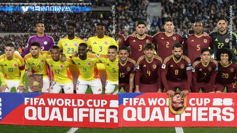 Colombia vs. Venezuela se enfrentan por Eliminatorias