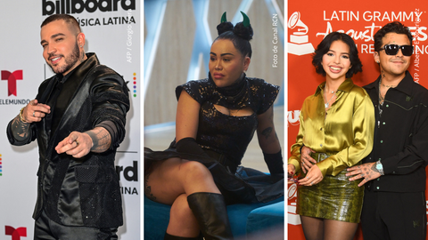 Jessi Uribe llega a los Premios Billboard de la Música Latina en el Watsco Center - Yina Calderón en La casa de los famosos Colombia 2025 - Ángela Aguilar y Christian Nodal asisten a las Latin GRAMMY Acoustic Sessions.