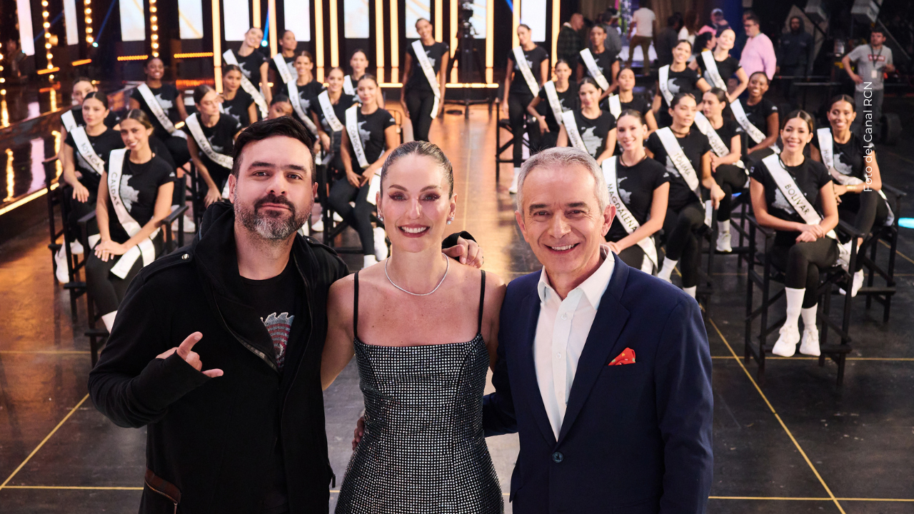 Juan Eduardo Jaramillo y El Tigre en Miss Universe Colombia
