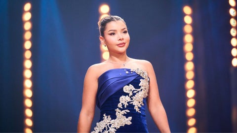 Lizeth Cueter contó en Miss Universe Colombia que nació como bebé prematura. Foto: Canal RCN
