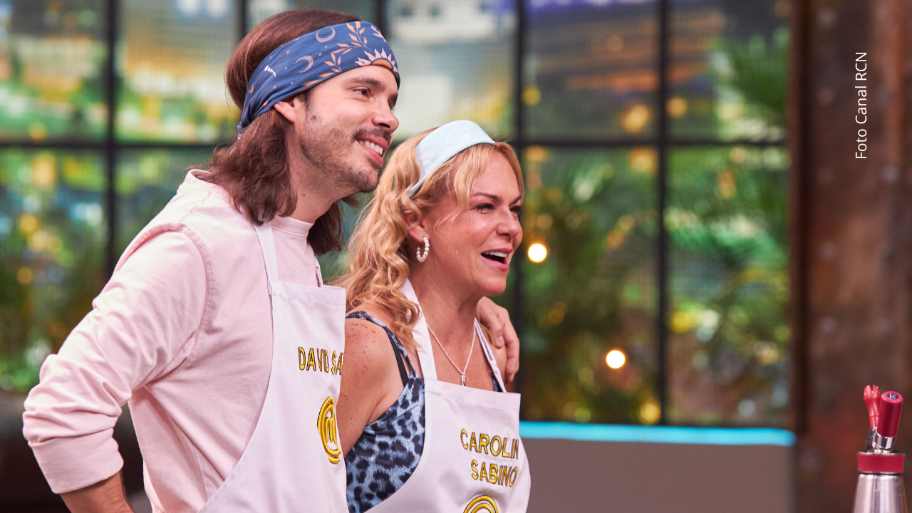 Carolina Sabino y David Sanín vivieron un duro tropiezo en MasterChef Celebrity.