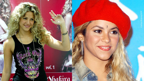Foto de Shakira en su infancia