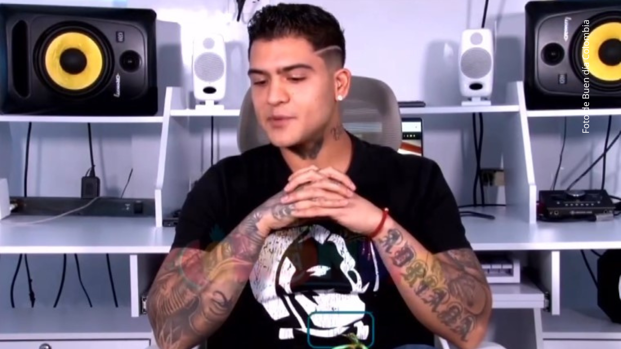 B-King durante entrevista con Buen día Colombia.