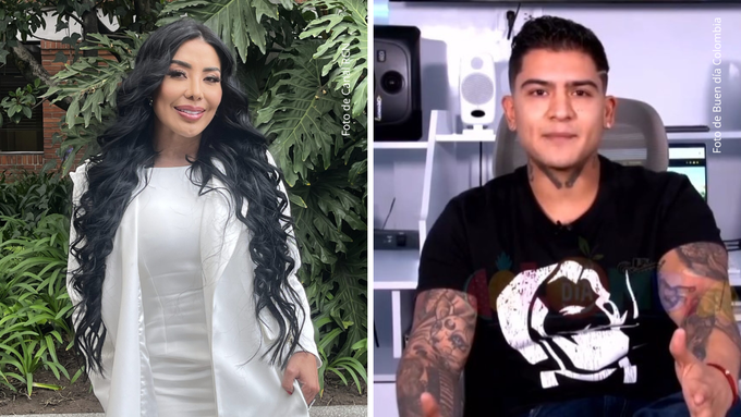 Marcela Reyes durante entrevista en el Canal RCN - B-King en Buen día Colombia.