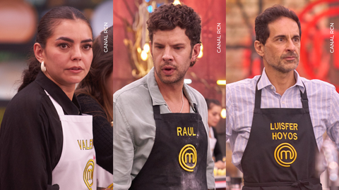 Valentina Taguado, Raúl Ocampo, Luisfer Hoyos en MasterChef Celebrity