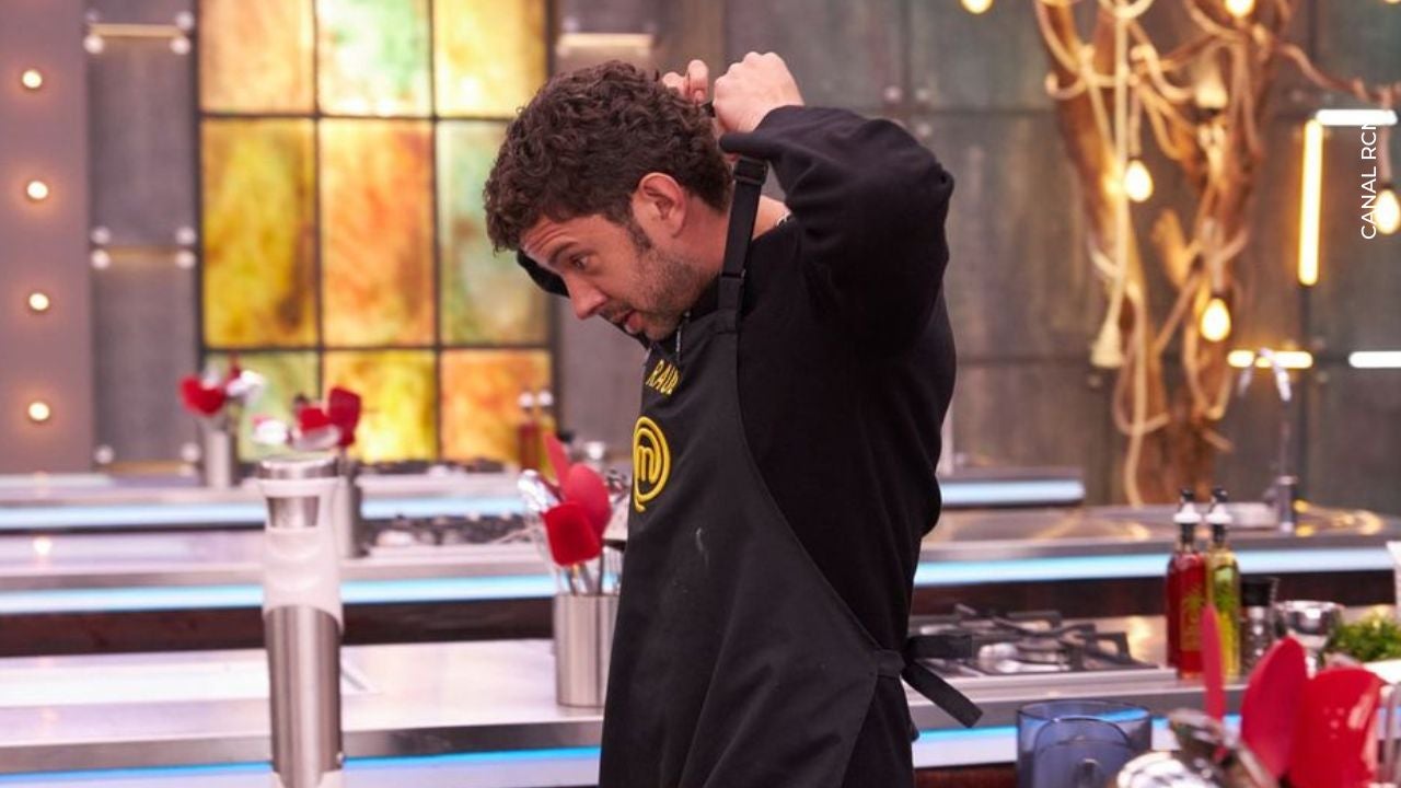 Raúl Ocampo tras castigo en MasterChef Celebrity