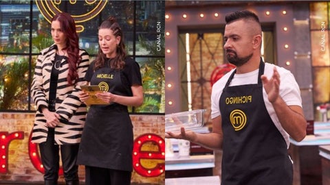 Violeta Bergonzi, Michelle y Pichingo en MasterChef Celebrity