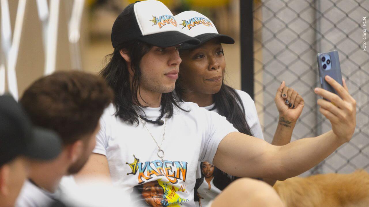 En su momento, Juan David Zapata fue jefe de campaña de Karen Sevillano, quien terminó ganando La casa de los famosos Colombia en su primera temporada. Foto: Canal RCN
