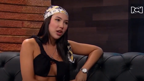 Aida Victoria Merlano durante entrevista en Yo José Gabriel.