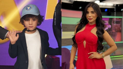 Valentino, hijo de Karina García, sorprendió al enseñarle movimientos de defensa