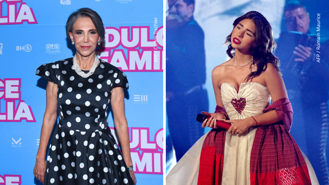Florinda Meza posa para fotos durante conferencia de prensa de la película 'Dulce Familia' en Cinepolis Plaza Universidad - Ángela Aguilar se presenta en el escenario durante la 37° Entrega de Premio Lo Nuestro de Univision.