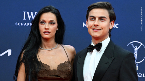 Oriana Sabatini y Paulo Dybala