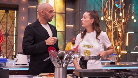 MasterChef Celebrity: el error de Michelle Rouillard que generó reacciones en la cocina