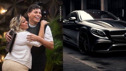 Emiro Navarro mostró el carro que se compró