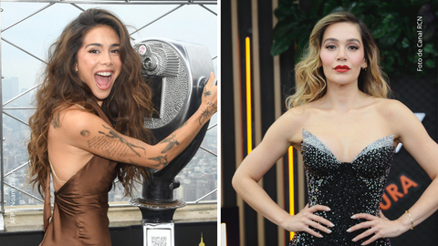 Greeicy Rendon visita el Empire State Building el 2 de julio de 2025 en la ciudad de Nueva York.
