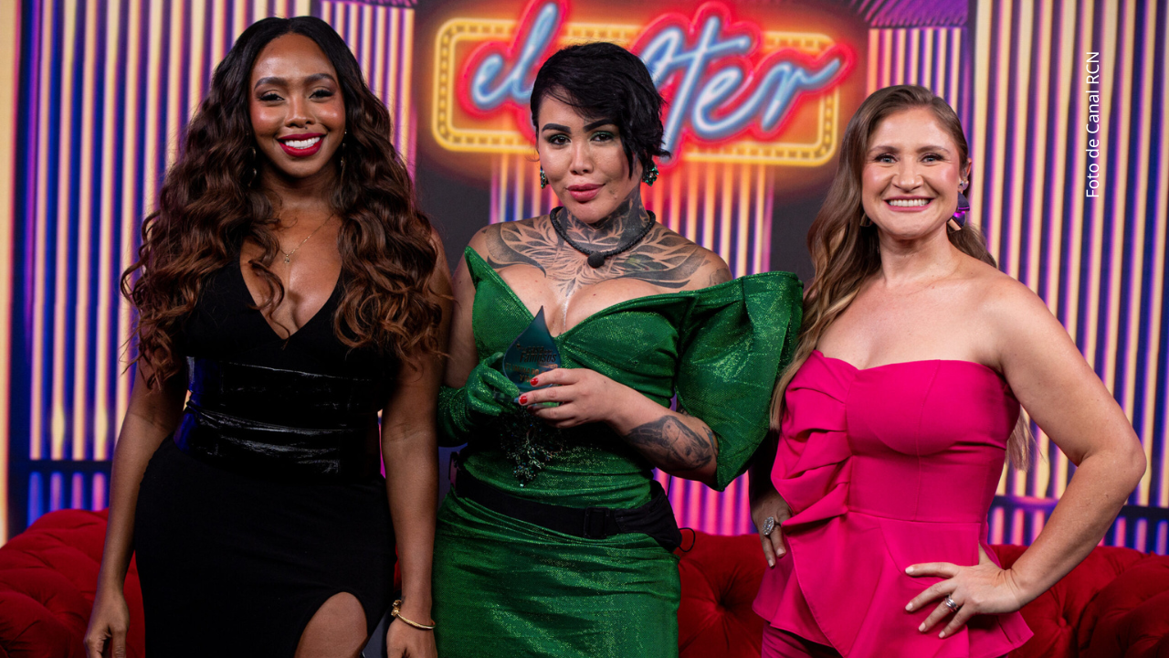 Karen Sevillano, Yina Calderón y Vicky Berrío en el after de La casa de los famosos Colombia 2025.