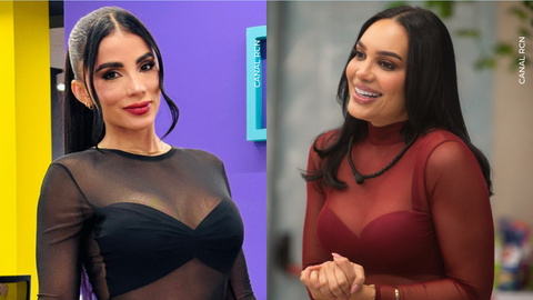 Karina García y Andrea Valdiri